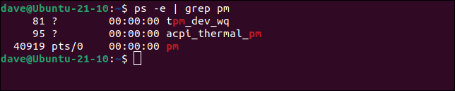 Encontrando o ID do processo com grep