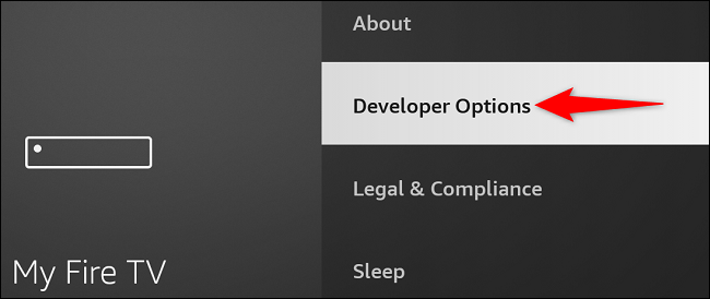 Abra "Opções do desenvolvedor".