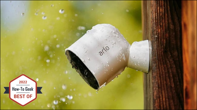 Câmera Arlo Pro fora na chuva