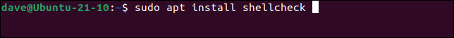Instalando shellcheck no Ubuntu