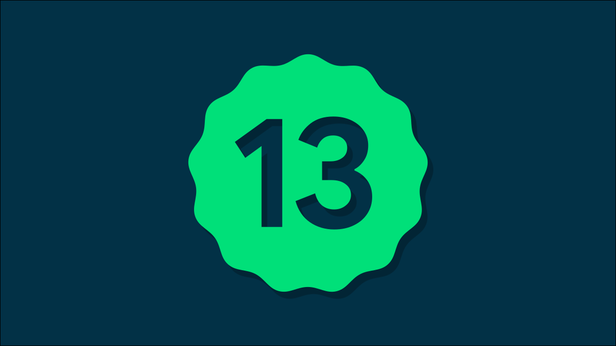 Logo do Android 13.