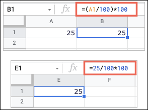 Calcular porcentagem multiplicando