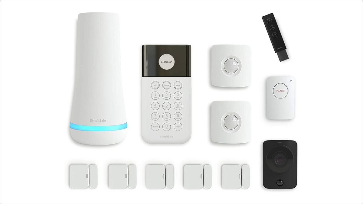SimpliSafe 12-Piece Wireless Home Security System imagem do produto