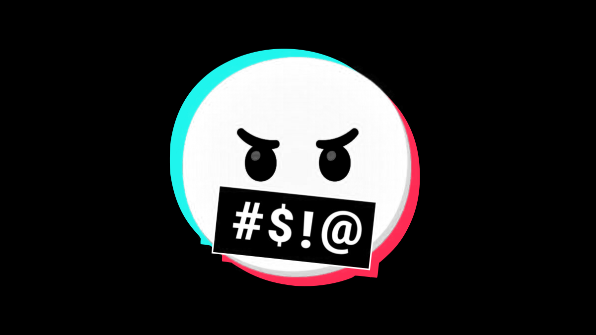 Emoji com raiva do TikTok.