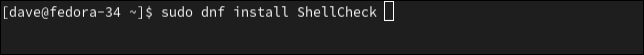 Instalando shellcheck no Fedora