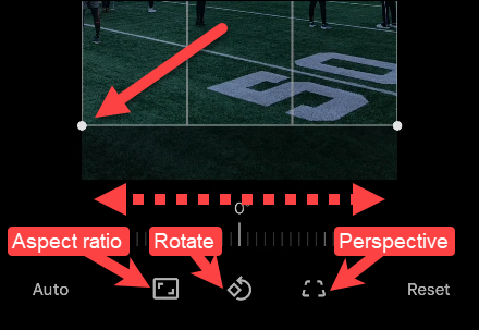 Ferramentas de corte de vídeo.