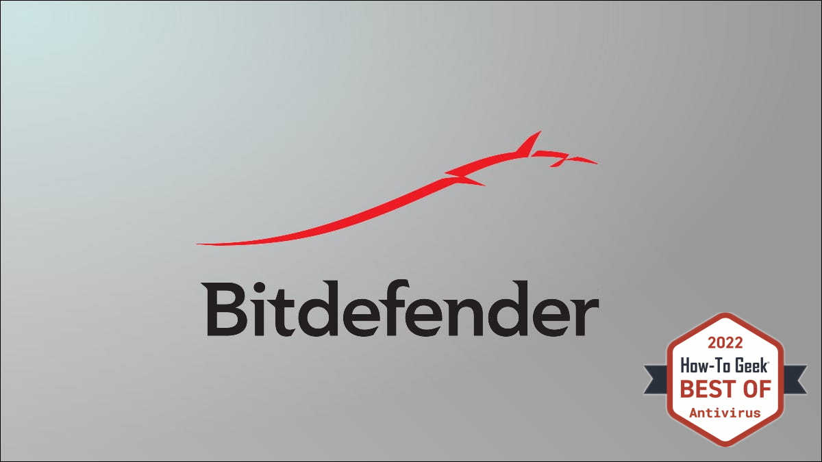 Logo do Bitdefender em fundo cinza