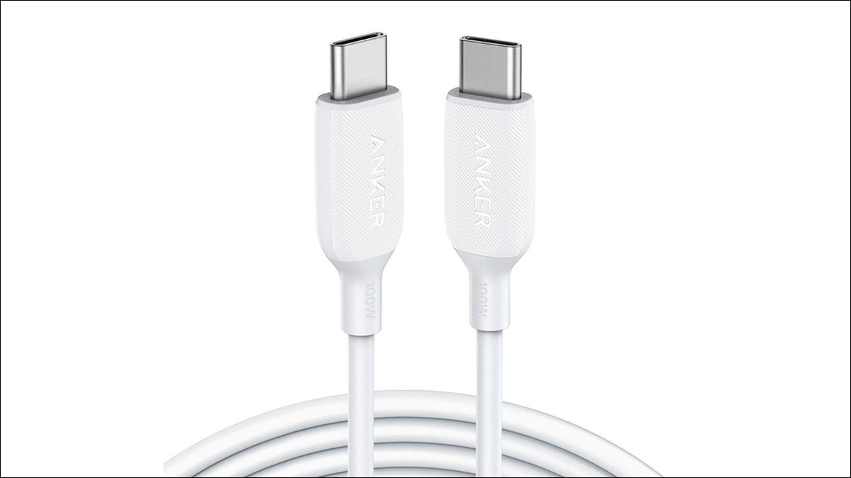 Imagem do produto do cabo USB-C Anker Powerline III