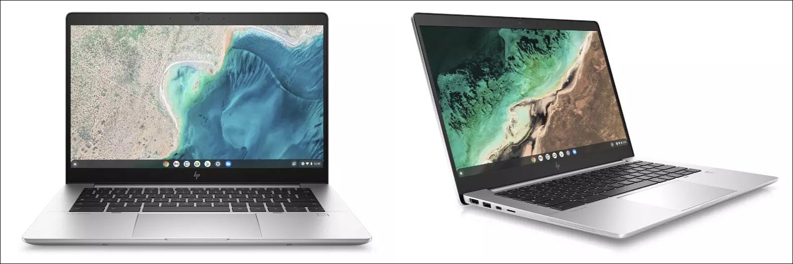 HP Chromebook de dois ângulos