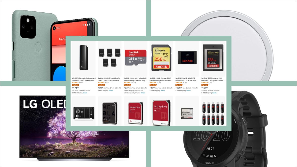 Ofertas Geek de instruções com Western Digital, SanDisk, Google, Garmin, Apple, Govee e LG