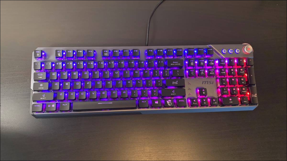 Teclado para jogos MSI Vigor GK71 SONIC