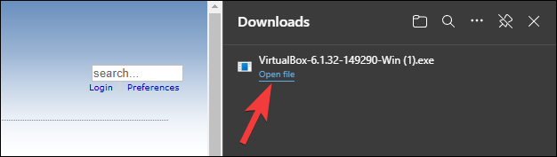 Abra o instalador do VirtualBox para instalar