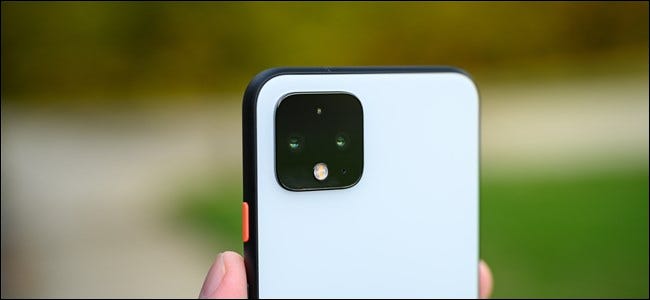 Protuberância da câmera do Google Pixel 4