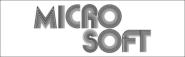 Logo da Microsoft de 1975-1980