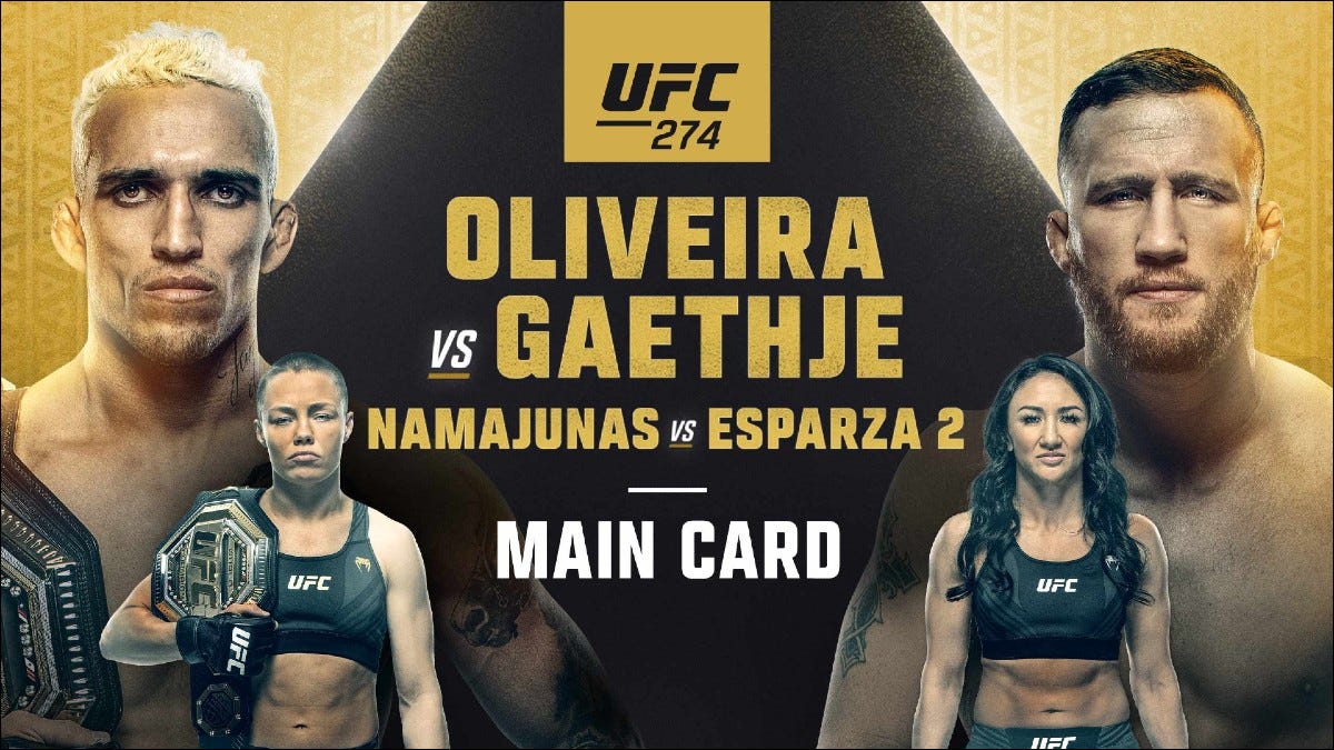 UFC 274 Poster, Video Trailer Drop For Oliveira Gaethje, 41% OFF