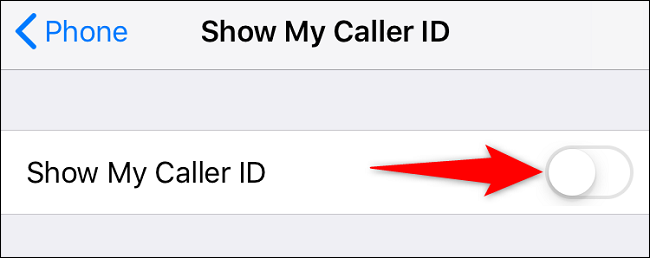 Desative "Mostrar meu identificador de chamadas".