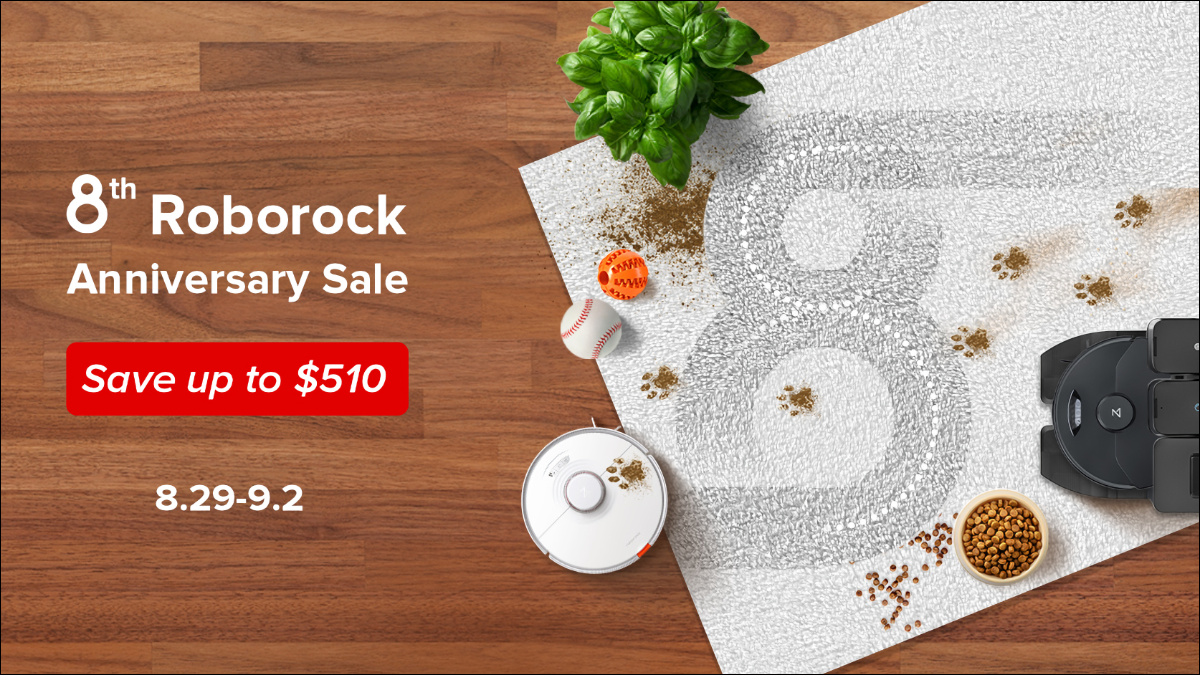 Venda do 8º aniversário do Roborock com ofertas de até US $ 510 de desconto