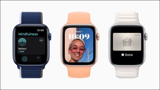 Apple Watch Series 6 com watchOS 8