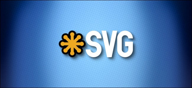Logo SVG em um fundo azul