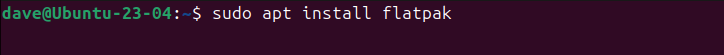 Instalando suporte Flatpak no Ubuntu