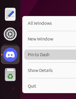 Adicionando o ícone Dsicord ao inicializador Ubuntu Dash