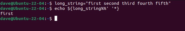 Extraindo uma substring da frente de uma string por delimitador