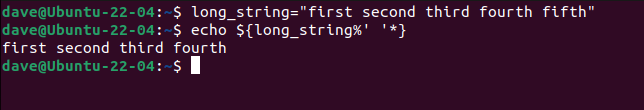 Extraindo uma substring longa da frente de uma string por delimitador