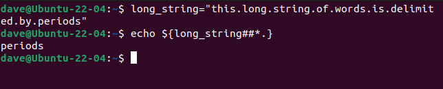 Extraindo uma substring do final de uma string por delimitador