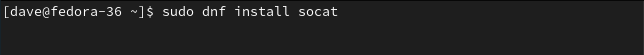 Instalando socat no Fedora