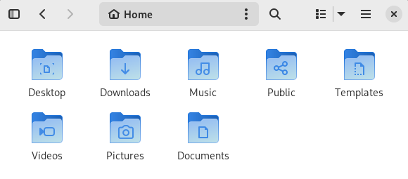 Navegador de arquivos GNOME 43 com barra lateral removida automaticamente