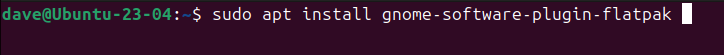 Instalando o plugin GNOME Flatpak no Ubuntu