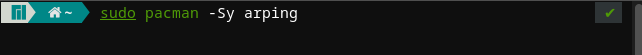 Instalando arping no Manjaro