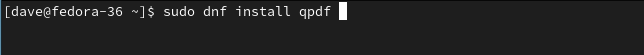 Instalando qpdf no Fedora