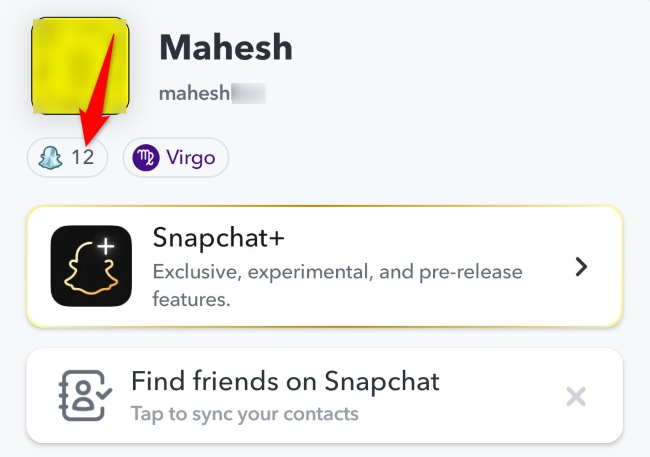 Veja o próprio Snapscore no Snapchat.