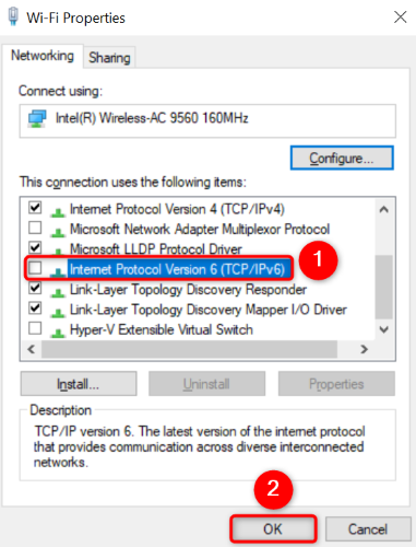 Desative o IPv6 no Windows.