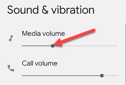 Use os controles deslizantes de volume.