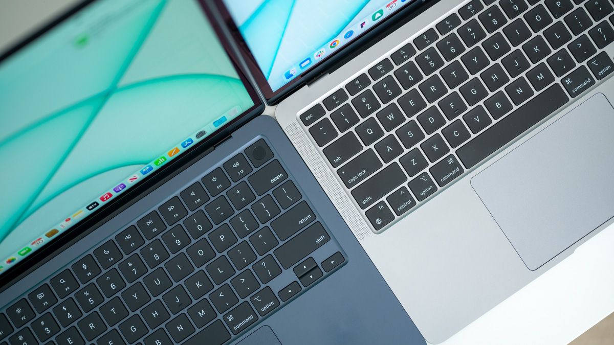 Teclado 2022 M2 Apple MacBook Air versus modelo 2021