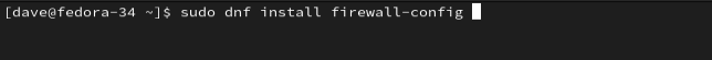 Instalando firewall-config no Fedora