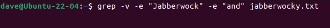 Usando múltiplas cláusulas de pesquisa com grep