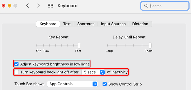 Controle de forma inteligente a luz de fundo do teclado de um Mac.