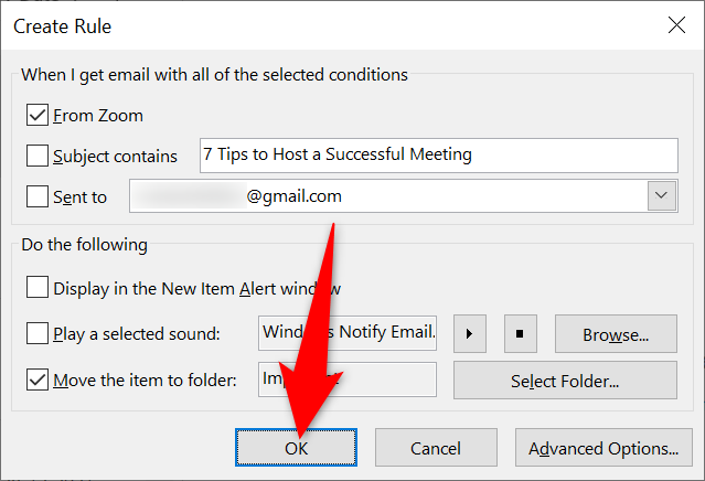 Como Criar Uma Regra No Microsoft Outlook Mais Geek 1560