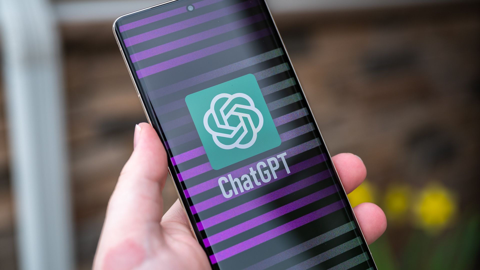 Close do logotipo ChatGPT em um Google Pixel 7 Pro