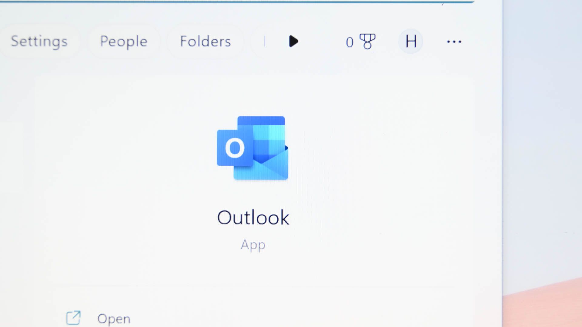 Aplicativo Microsoft Outlook