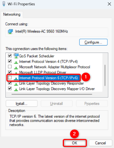 Desligue o IPv6 no Windows.