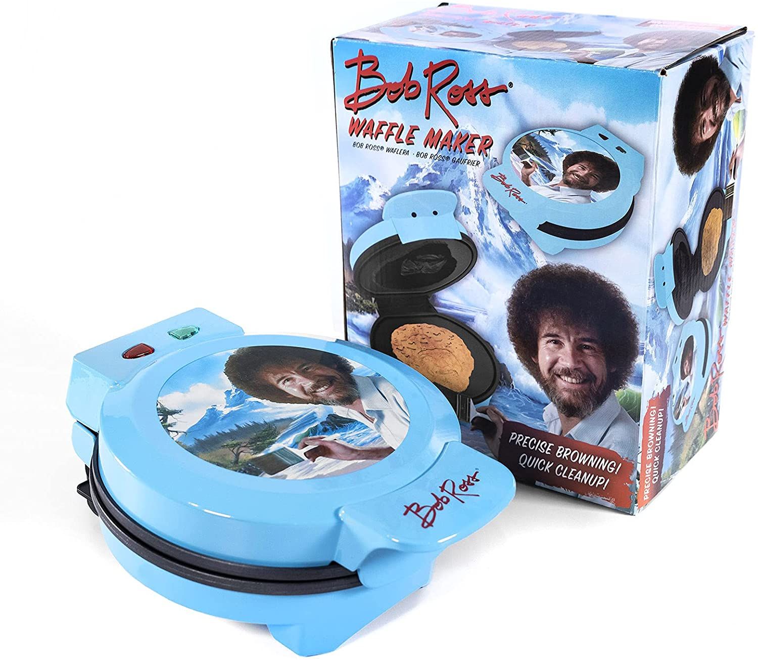 Máquina de waffles Bob Ross