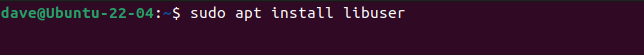 Instalando o libuser no Ubuntu