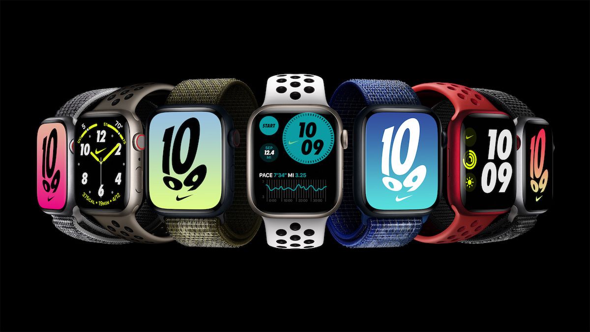 Apple Watch Série 8 edições Nike
