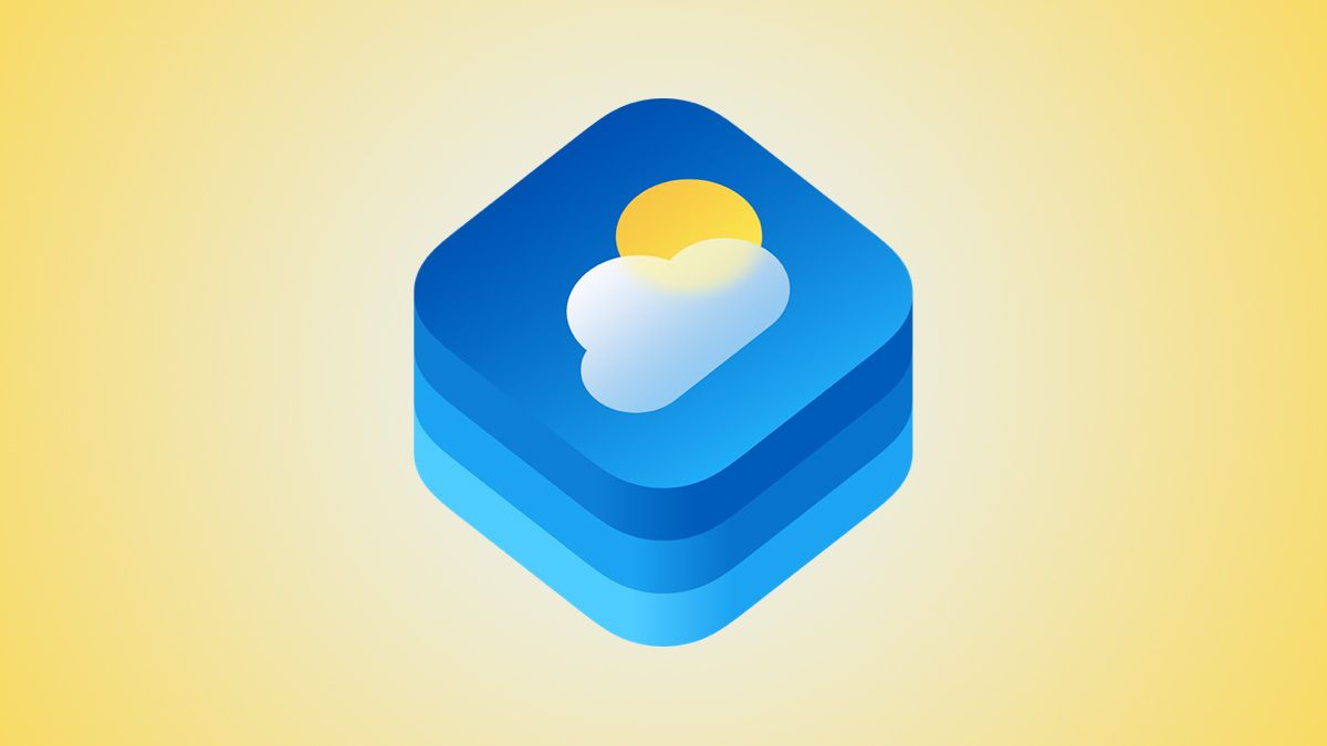 Logotipo do WeatherKit da Apple