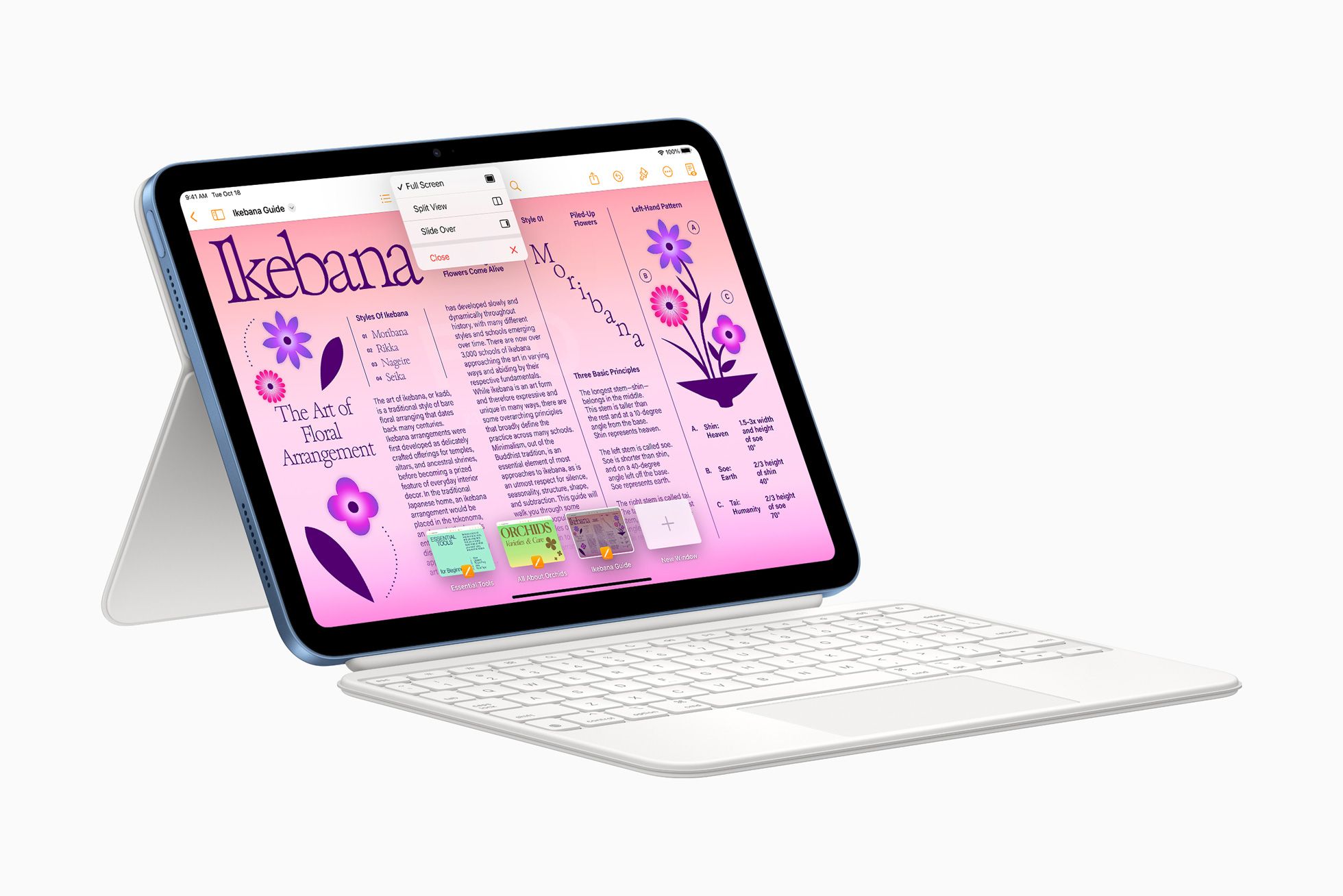Apple iPad com Magic Keyboard Fólio