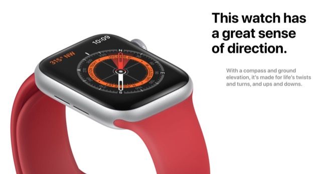 Bússola Apple Watch Série 5